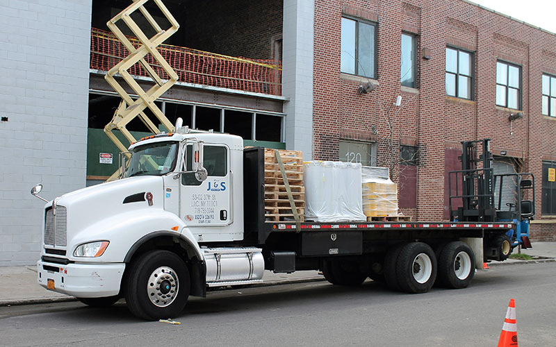 J & S Supply Delivery Truck